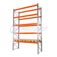 Стеллаж паллетный СТСМ 7000х3300х1100 (5 ярусов), усиленный